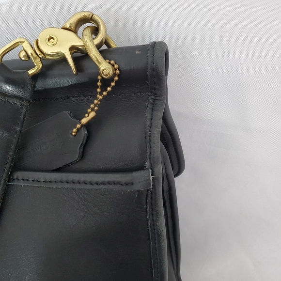 Vintage 90s Coach Beekman Briefcase Black Leather Bag 5266 - Picture 7 of 16